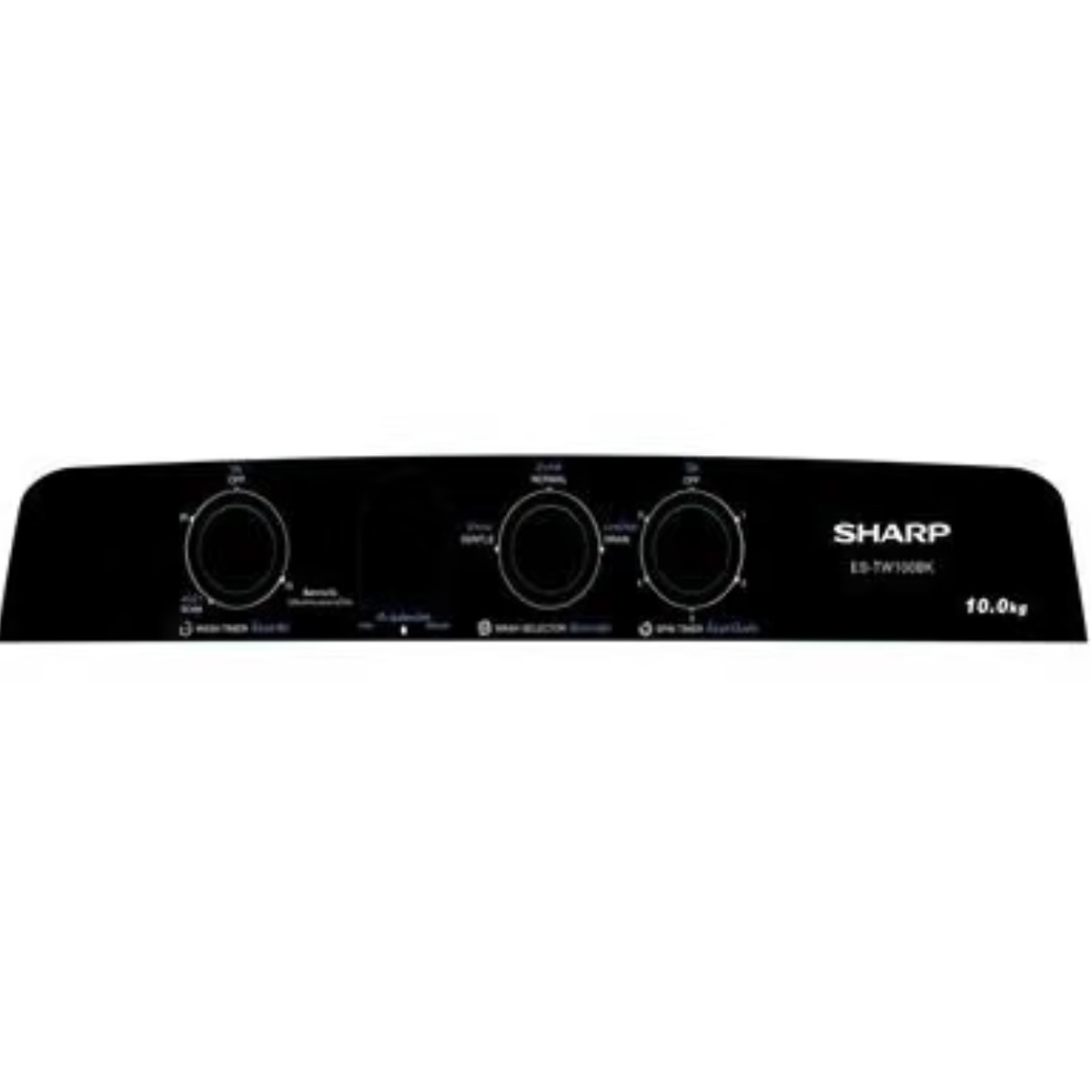 ชาร์ป เครื่องซักผ้าฝาบน 2 ถัง รุ่น ES-TW100BK ขนาด 10 กก. สีดำ_6