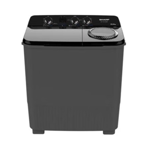 ชาร์ป เครื่องซักผ้าฝาบน 2 ถัง รุ่น ES-TW100BK ขนาด 10 กก. สีดำ_thumbnail_1