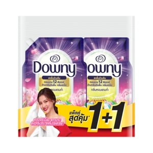 ดาวน์นี่ น้ำยาปรับผ้านุ่มสูตรเข้มข้น กลิ่นหอมสดชื่นข้ามคืน 1 ล. x 2 ชิ้น_thumbnail