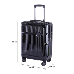 เบสิโค กระเป๋าเดินทาง รุ่น RE1142 ขนาด 20 นิ้ว สีดำ_thumbnail_5