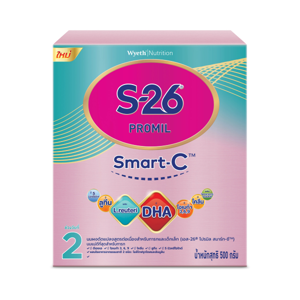 เอส-26 โปรมิล สมาร์ท-ซี นมผงดัดแปลงสูตรต่อเนื่องสำหรับทารกและเด็กเล็ก ช่วงวัยที่ 2 500 ก._thumbnail