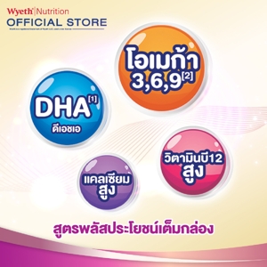 เอส-26 โอเมก้า พลัส นมยูเอชที รสจืด สูตร 3 180 มล. แพ็ค 36_thumbnail_3
