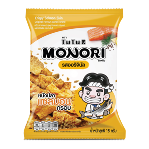 โมโนริ หนังปลาแซลมอนทอดอบกรอบ รสออริจินัล 15 ก._thumbnail