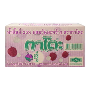 กาโตะ น้ำลิ้นจี่ 25% ผสมวุ้นมะพร้าว 250 มล. แพ็ค 24_thumbnail_2
