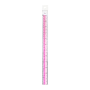 PK Aluminium Ruler Stripe Pattern 30 cm.