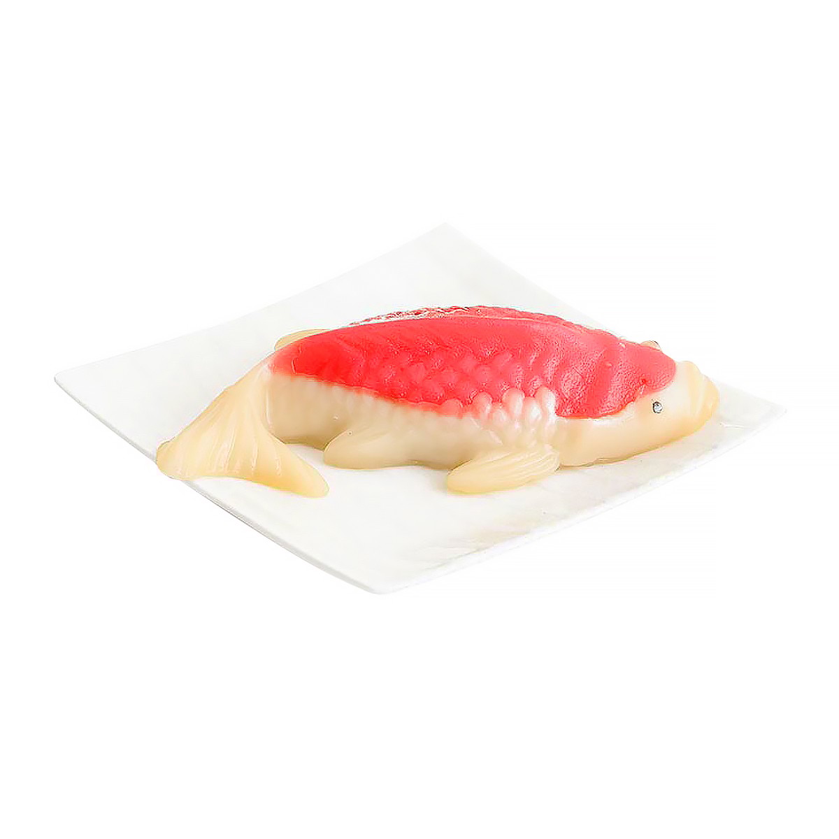 ขนมปลากิมหลีฮื้อมงคล สีชมพู 350 ก.