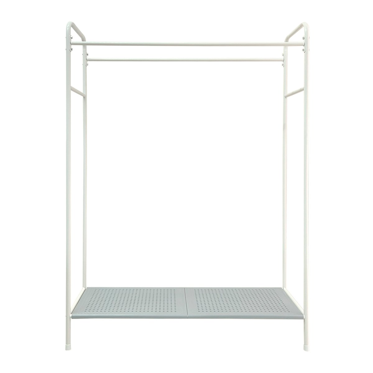 เบสิโค ราวตากผ้าขนหนู ทรงตัวที ขนาด 38 x 78 x 89 ซม. สีงาช้าง