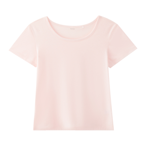 เบสิโค เสื้อคอกลมสลิม สำหรับผู้หญิง รุ่น BDNC25Q1LC006 สีชมพู_thumbnail