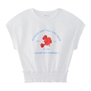 เบสิโค เสื้อยืดเอวจั๊มผู้หญิง รุ่น FASL25Q2LC002 สีขาว_thumbnail