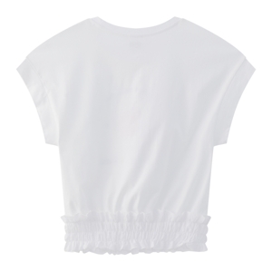 เบสิโค เสื้อยืดเอวจั๊มผู้หญิง รุ่น FASL25Q2LC002 สีขาว_thumbnail_1