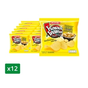 ROLLER COASTER Potato Chips Original Flavour 12 g. Pack 12