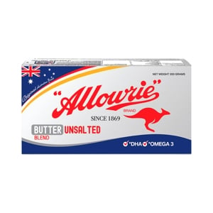 Allowrie Butter Blend Spread Unsalted 200g.