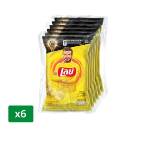 เลย์ มันฝรั่งแท้ทอดกรอบแผ่นเรียบ รสมันฝรั่งแท้ 48 ก. x 6 ชิ้น_thumbnail_1