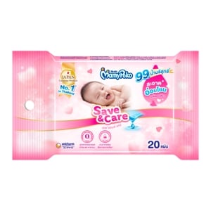 Mamy Poko Baby Wipes Save and Care 20pcs.