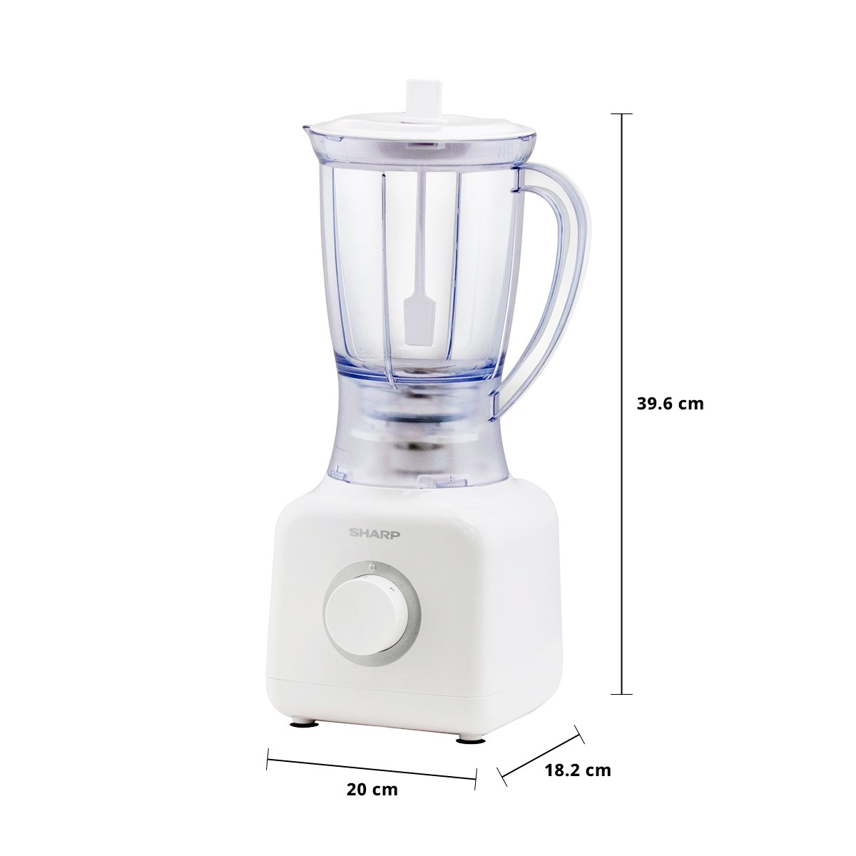 ชาร์ป เครื่องปั่น 600W รุ่น EM-M601 ขนาด 1.25 ล. สีขาว_9