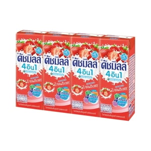 DutchMill Drinking Yoghurt UHT Milk Strawberry 165ml.Pack4