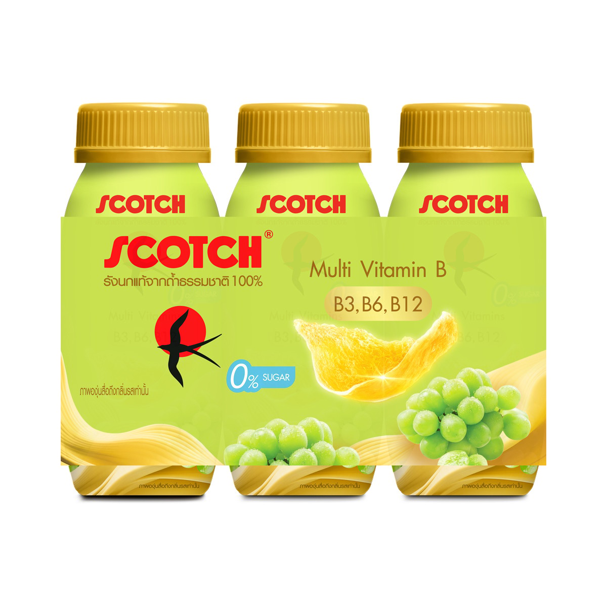 สก๊อต รังนกแท้ ผสมมัลติวิตามินบี กลิ่นองุ่นไชน์มัสแคท 150 มล. x 6 ชิ้น_1