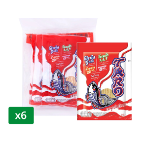 TARO Fish Snack Super Sap Flavor 20 g. x 6 units