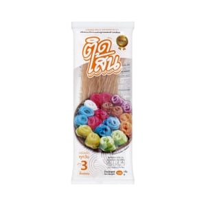 ติดเส้น เส้นขนมจีนอบแห้ง สีน้ำตาล ข้าวกล้อง 120 ก._thumbnail