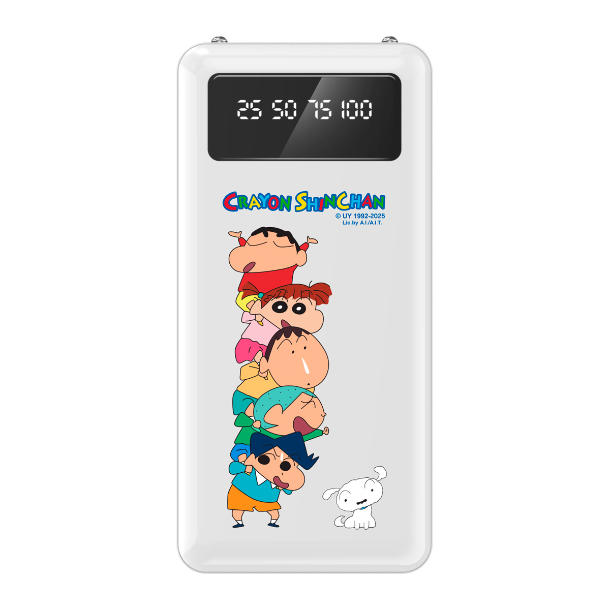 อาซากิ x เครยอนชินจัง แบตเตอรี่สำรอง 10,000mAh สายชาร์จในตัว ชาร์จเร็ว 2A รุ่น A-SCB8259 คละลาย_2