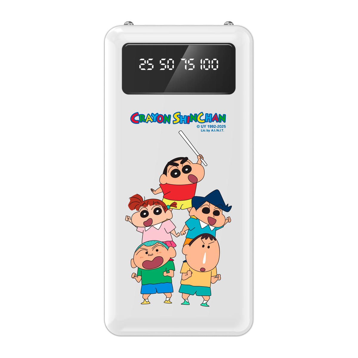 อาซากิ x เครยอนชินจัง แบตเตอรี่สำรอง 10,000mAh สายชาร์จในตัว ชาร์จเร็ว 2A รุ่น A-SCB8259 คละลาย_3
