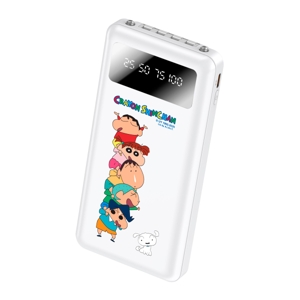 อาซากิ x เครยอนชินจัง แบตเตอรี่สำรอง 10,000mAh สายชาร์จในตัว ชาร์จเร็ว 2A รุ่น A-SCB8259 คละลาย_thumbnail_4