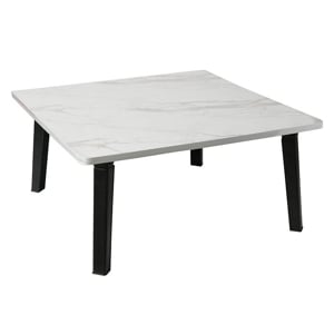 NOBURU Foldable Table Marble Pattern 60X60 cm.