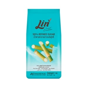 Lin Refined White Sugar 1kg.