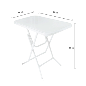 เบสิโค โต๊ะพับอเนกประสงค์ รุ่น NF-61 ขนาด 76 x 46 x 75 ซม. สีขาว_thumbnail_1