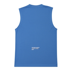 เบสิโค เสื้อยืดแขนกุดพิมพ์ลาย สำหรับผู้ชาย รุ่น FSWN24Q2MS001 สีฟ้า_thumbnail_2