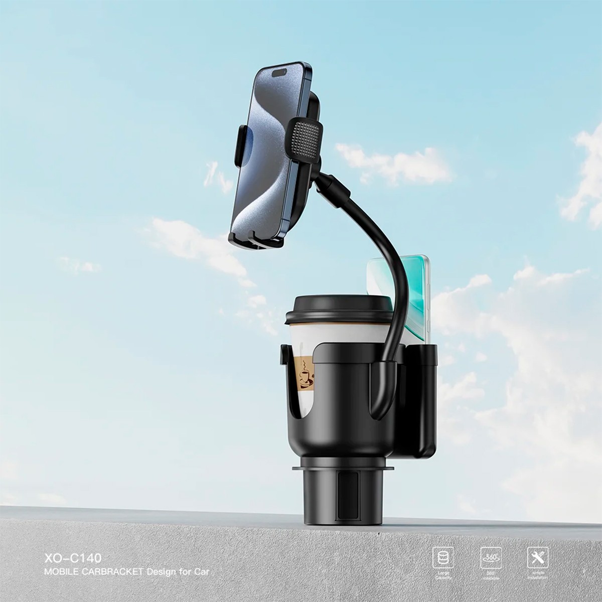 เอ็กซ์โอ ที่วางโทรศัพท์ในรถ รุ่น XO-C140_1