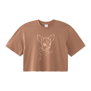 เบสิโค เสื้อครอป สำหรับผู้หญิง รุ่น FASL25Q4LC007 สีน้ำตาล_thumbnail