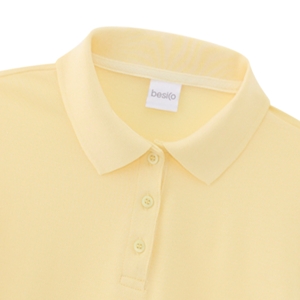 เบสิโค เสื้อโปโลผู้หญิง สีเหลือง_thumbnail_2