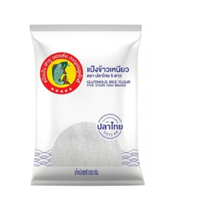 ปลาไทย 5 ดาว แป้งข้าวเหนียว 500 ก.