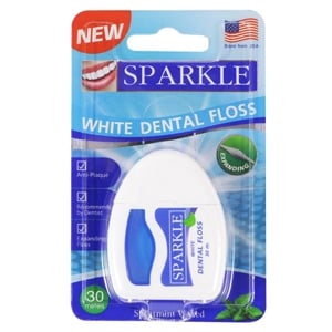 Sparkle White Dental Floss Expandable Floss Spearmint 30m.