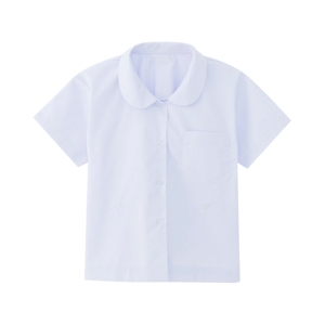 บลู แบร์ เสื้อนักเรียนอนุบาล สีขาว
