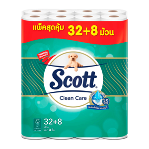 สก๊อตต์ คลีนแคร์ กระดาษทิชชูแบบม้วน แพ็ค 32+8_thumbnail_1