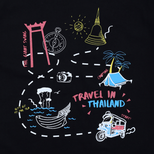 เบสิโค เสื้อยืดคอกลมแขนสั้นพิมพ์ลาย สำหรับเด็ก รุ่น FVDS2404LB01T สีดำ_thumbnail_2