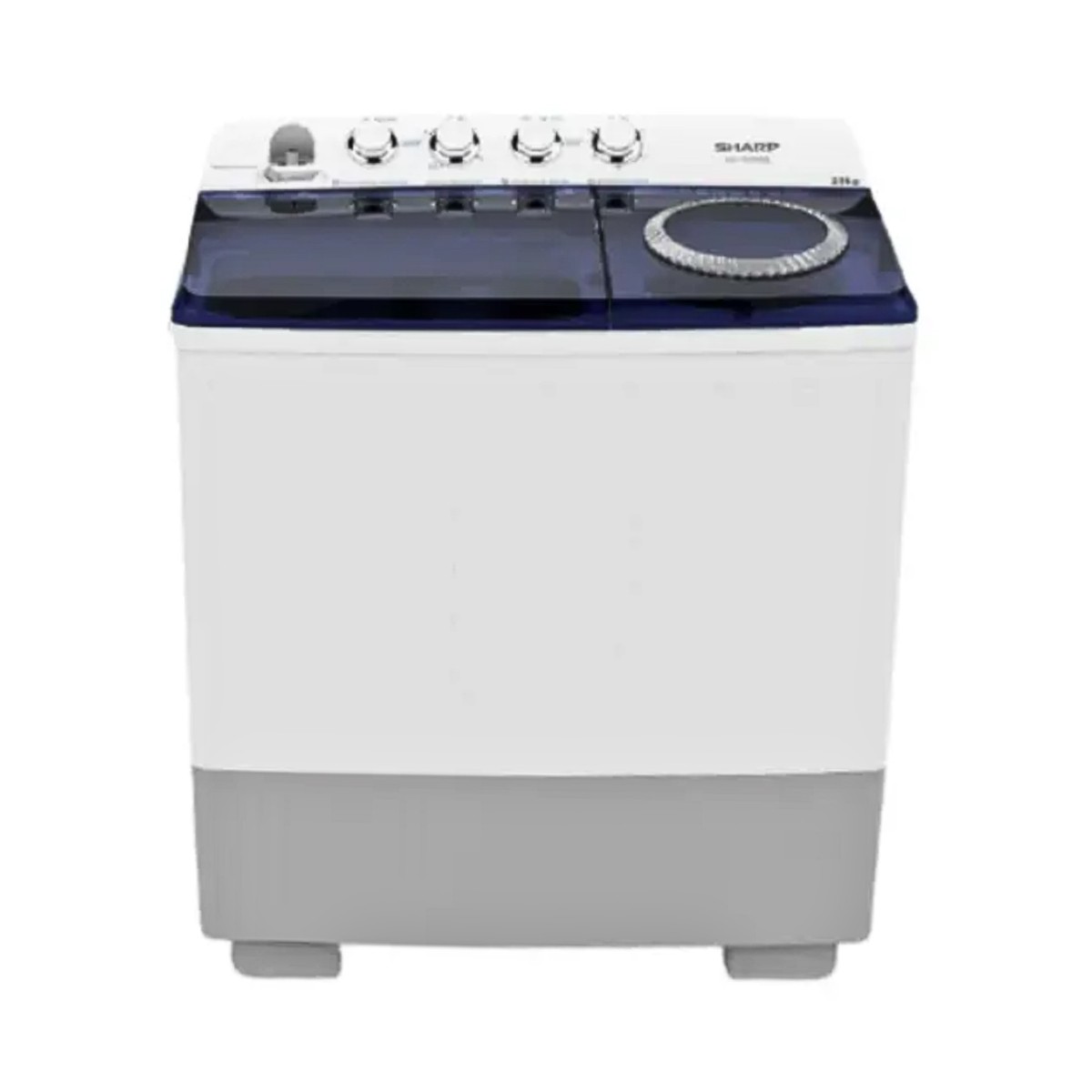 ชาร์ป เครื่องซักผ้าฝาบน 2 ถัง รุ่น ES-TW200BL ขนาด 20 กก. สีดำ_1