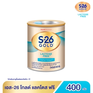 เอส-26 โกลด์ อาหารสำหรับเด็กทารก สูตรแลคโตสฟรี 400 ก._thumbnail_1