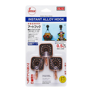 SUPERLINE Alloy Hook Model SL-12 Pack 3