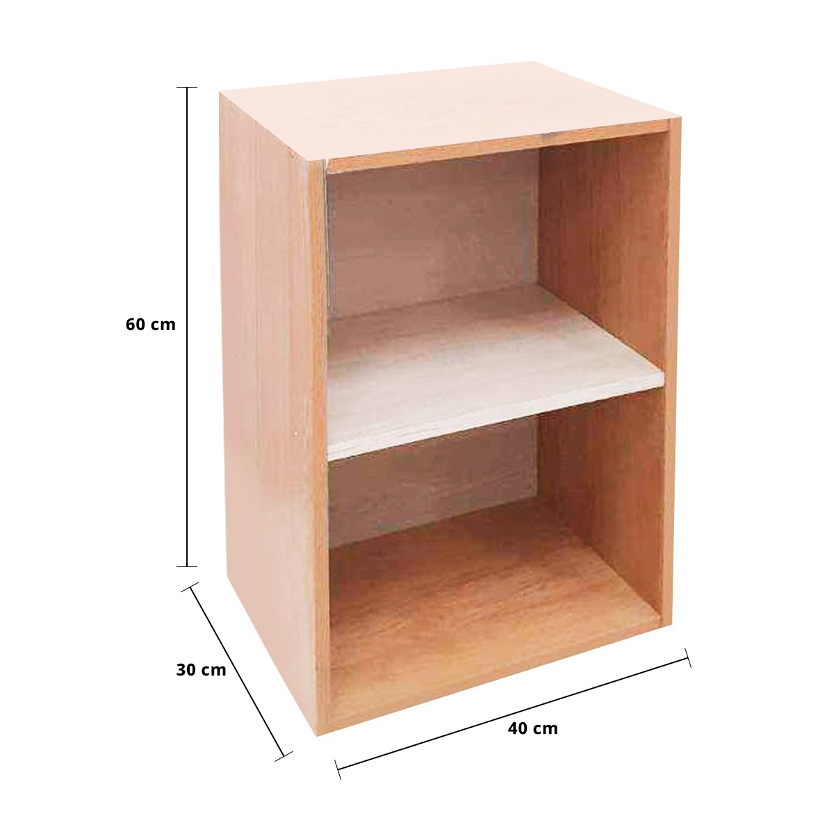 เบสิโค ชั้น 2 ช่อง รุ่น FW-06 ขนาด 40 x 30 x 60 ซม._1