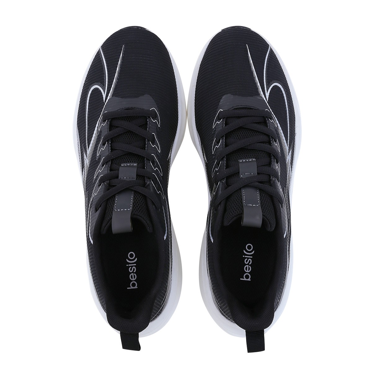 เบสิโค รองเท้าวิ่ง 04 สำหรับผู้ชาย รุ่น BCFRN04AW สีดำ_1
