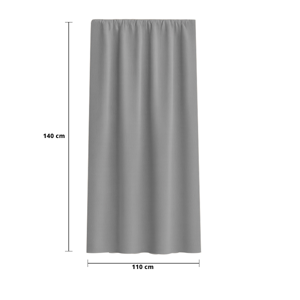 เบสิโค ผ้าม่านหน้าต่างพิมพ์ลาย ขนาด 110x140 ซม. สีเทา_thumbnail_3