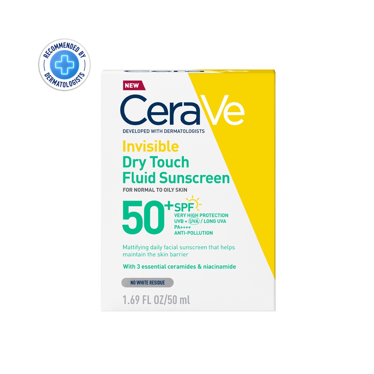 เซราวี อินวิซิเบิ้ล ดราย ทัช ฟลูอิด ซันสกรีน SPF50+ PA++++ 50 มล._2