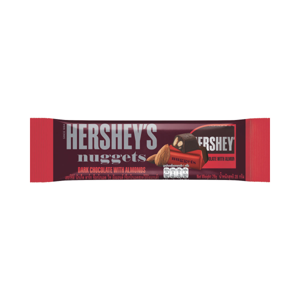 Hersheys Nuggets Dark Chocolate with Almonds 28g.