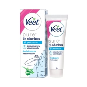 VEET Silk & Fresh Aloevera & Vitamin E In-Shower Hair Removal Cream for Sensitive Skin 25 g.