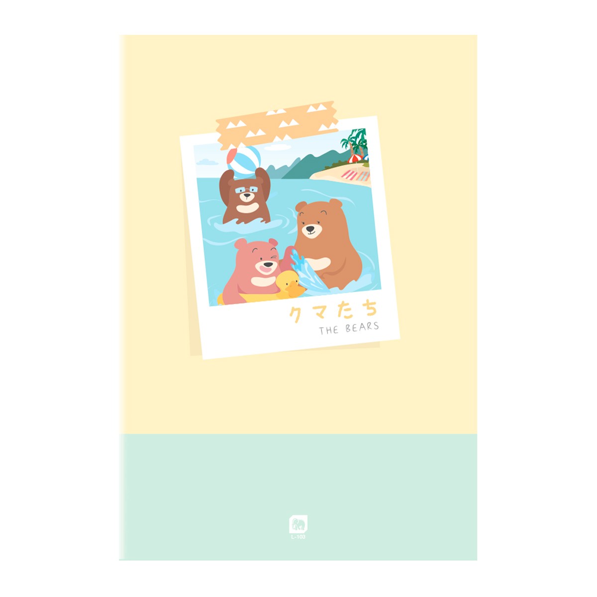 ตราช้าง สมุดนักเรียน 60 แกรม รุ่น L103 40 แผ่น คละลาย