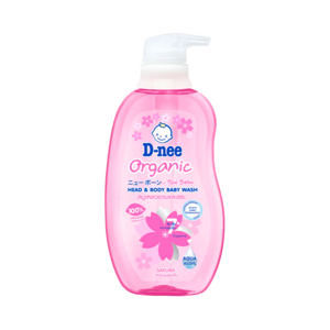 D Nee Sakura for New Born Head and Body Wash 380ml.