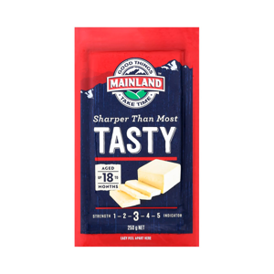 Mainland Tasty Cheese 250g.
